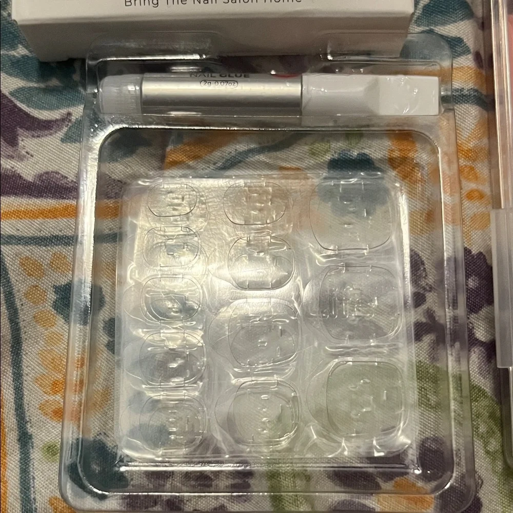 Gel Press On Nails Set - Multicolor